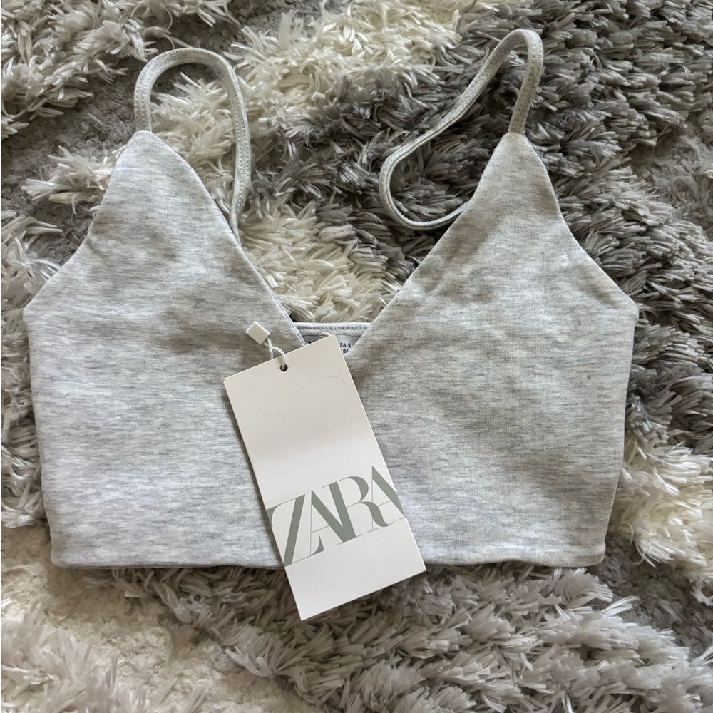 Zara Light Gray Bralette